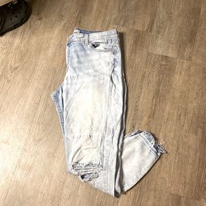 Denim Co Light Wash Ripped Jeans